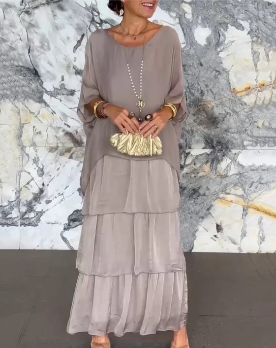Adelaide | Elegant Flowing Maxi Dress
