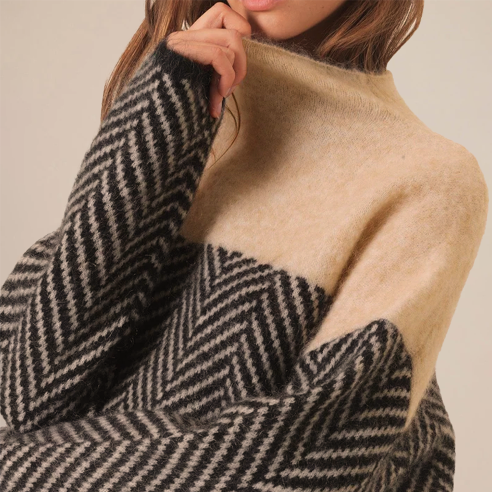 Margot | Women's Turtleneck Knit Sweater