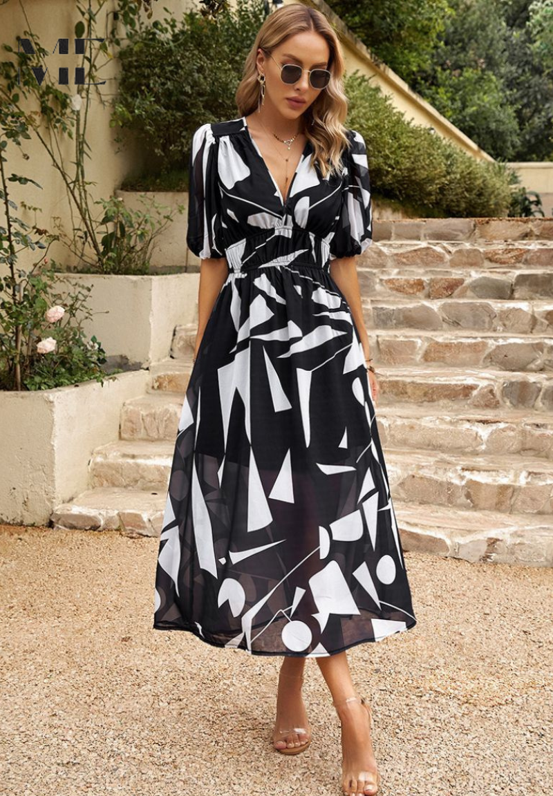 Evangeline | Women's Floral Midi Dress