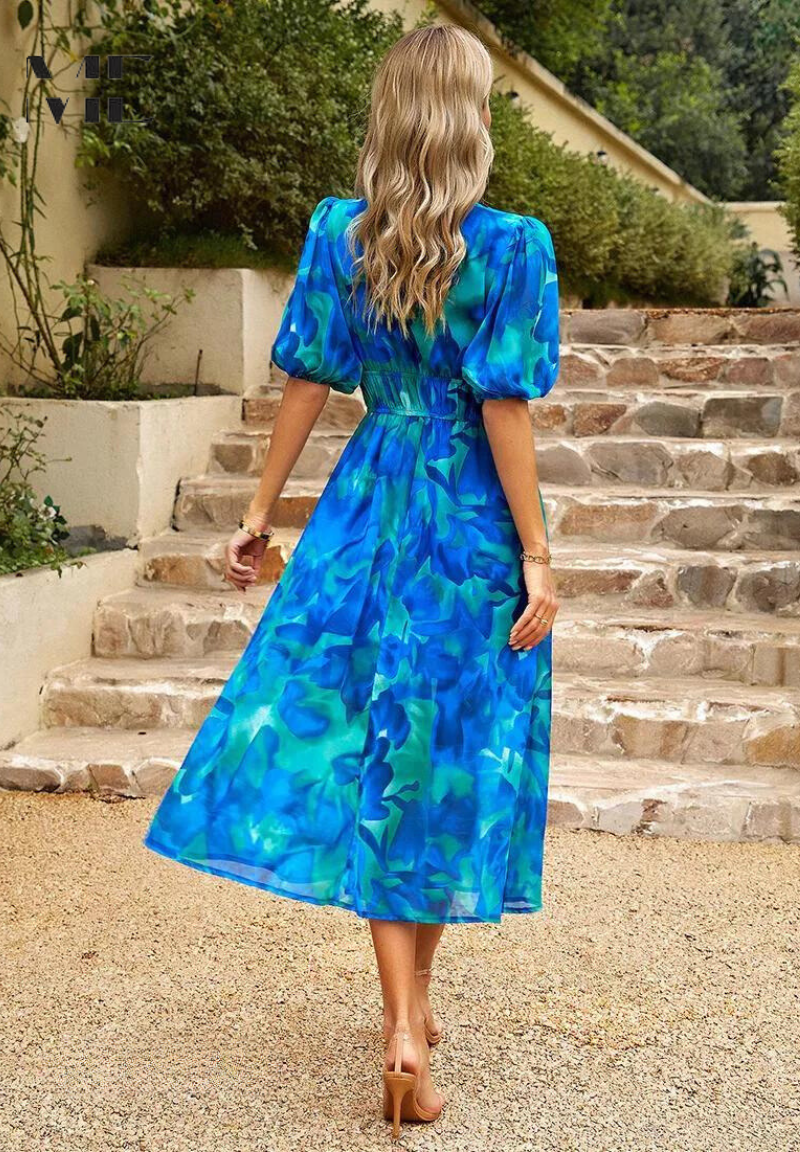 Evangeline | Women's Floral Midi Dress