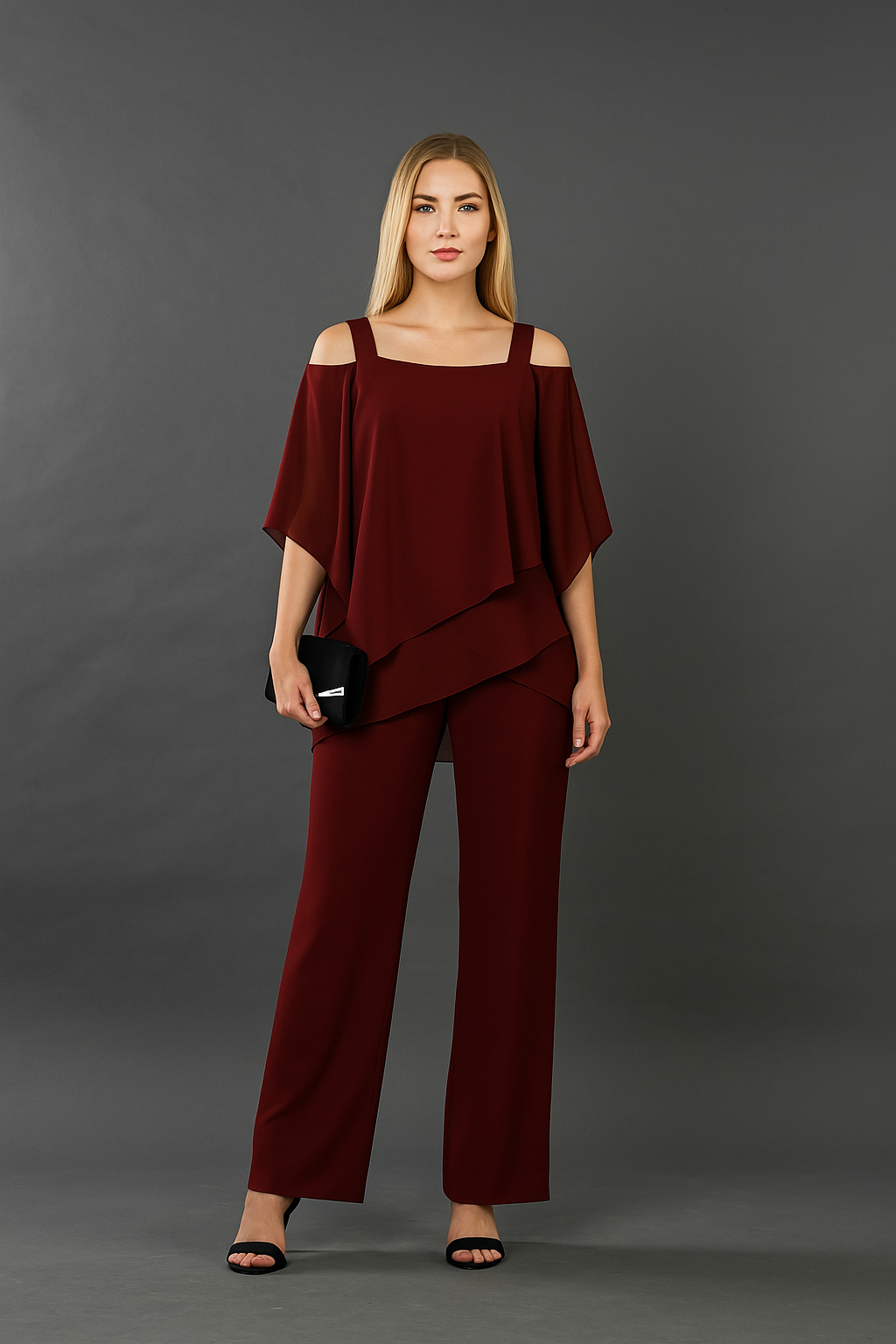 Eliza | Women's Elegant Evening Top and Pants Set