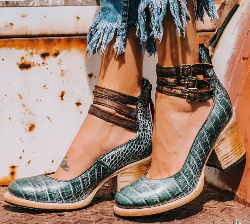 Delaney | Block Heel Sandals
