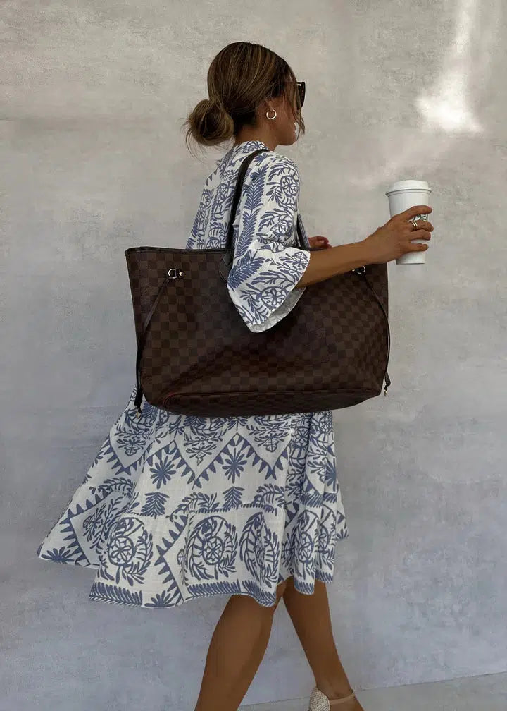 Eliana | Printed Midi Dress