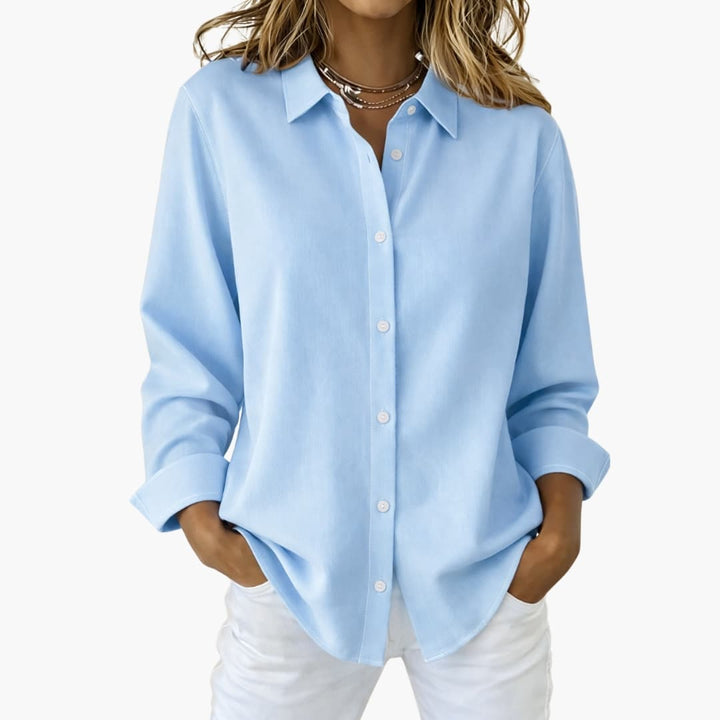 Severine | Women's Collared Button-Down Blouse