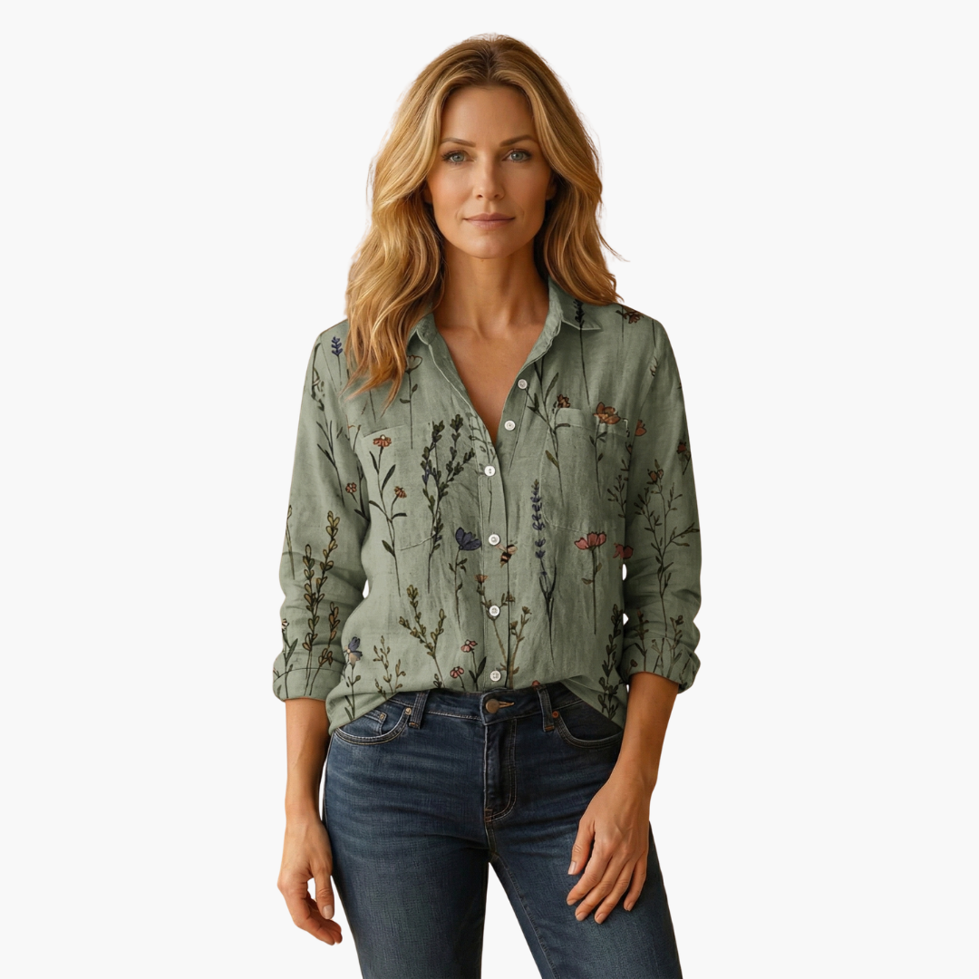 Felicitas | Women's Classic Collar Button-Down Shirt