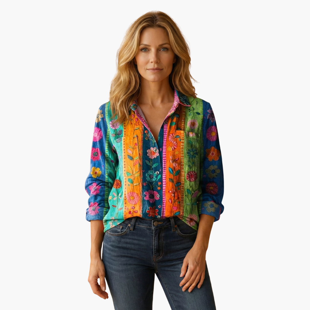 Felicitas | Women's Classic Collar Button-Down Shirt