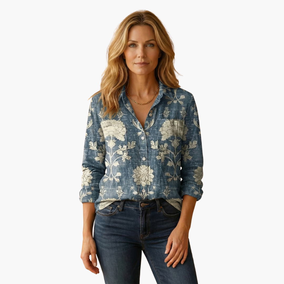 Felicitas | Women's Classic Collar Button-Down Shirt