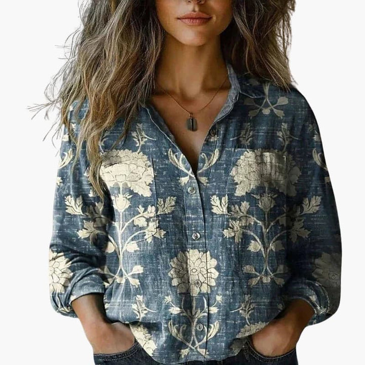Felicitas | Women's Classic Collar Button-Down Shirt