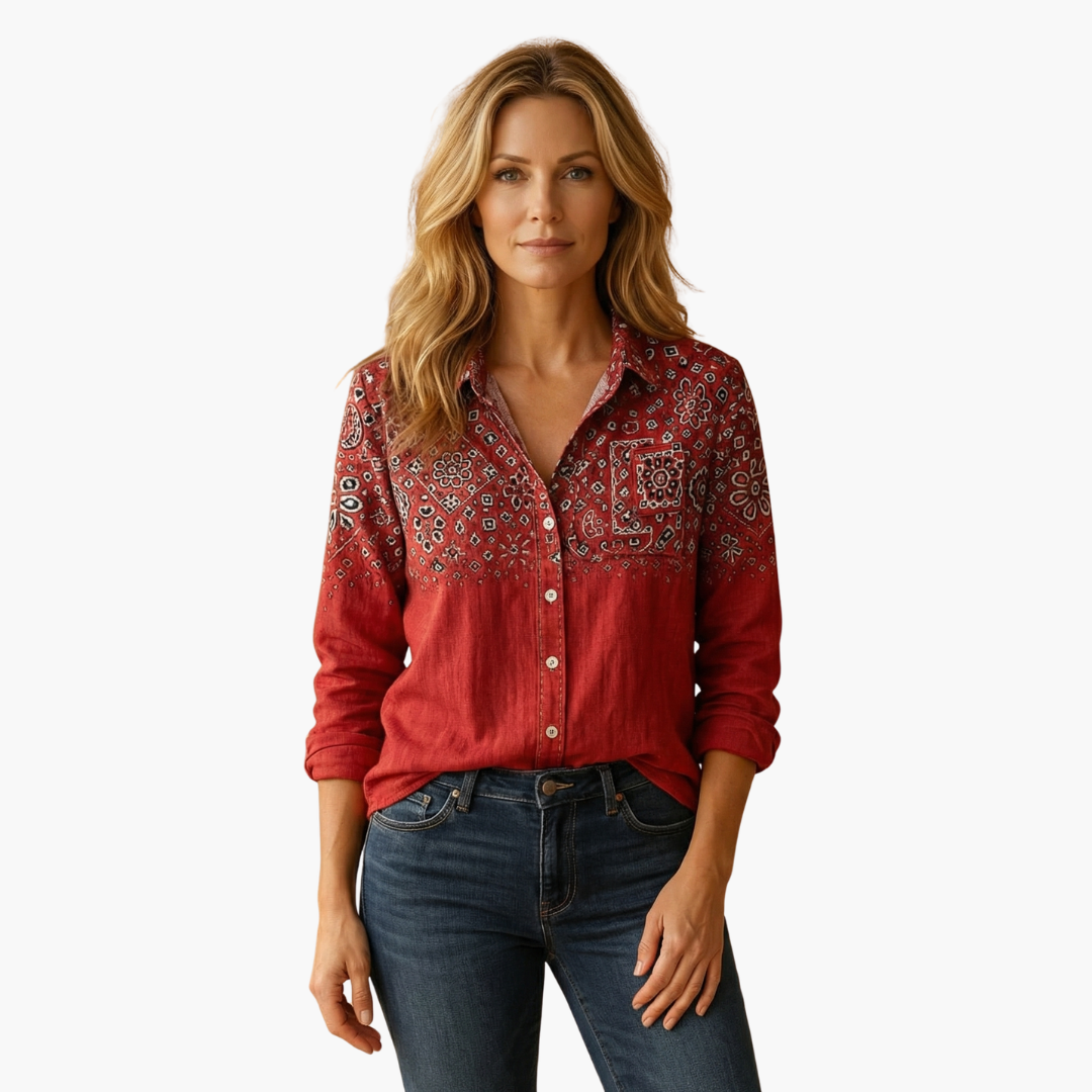Felicitas | Women's Classic Collar Button-Down Shirt
