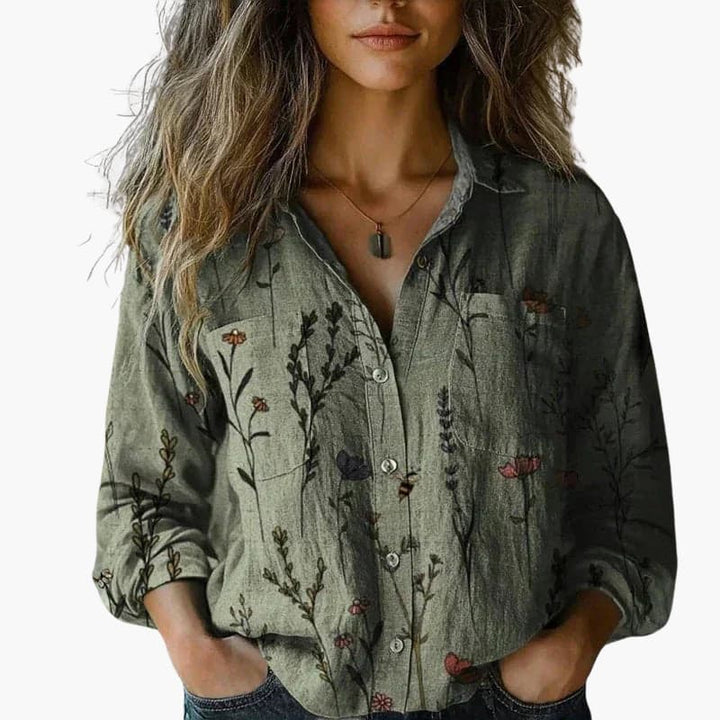 Felicitas | Women's Classic Collar Button-Down Shirt