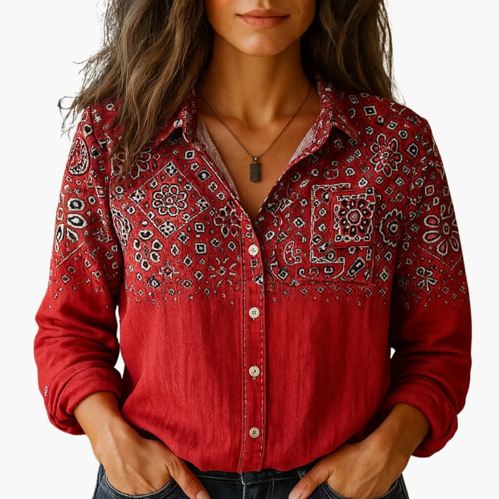 Felicitas | Women's Classic Collar Button-Down Shirt