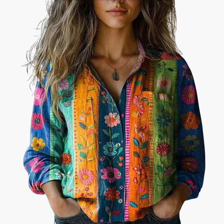 Felicitas | Women's Classic Collar Button-Down Shirt