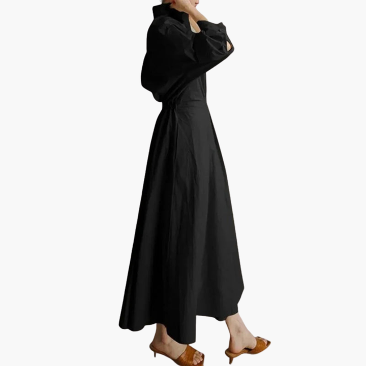 Edelweiss | Women's Long Button Front Shirt Dress
