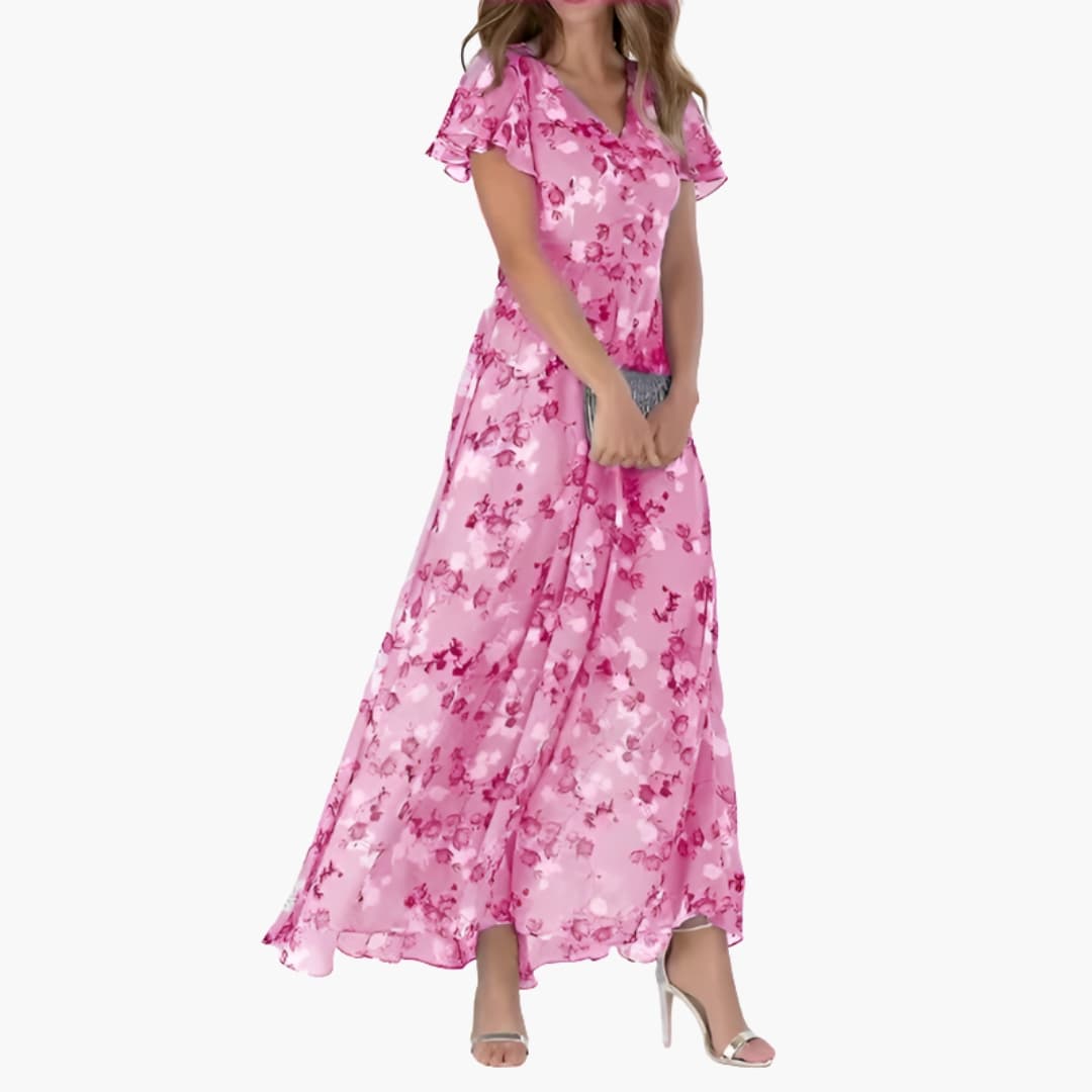Donatella | Women's Round Neck Sleeveless Midi Dress