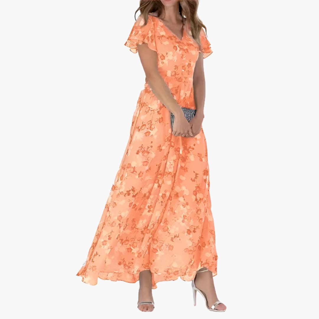 Donatella | Women's Round Neck Sleeveless Midi Dress