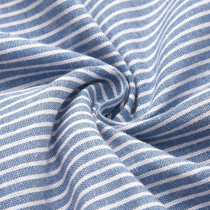 Filomena | Women's Striped Button Front Midi Dress