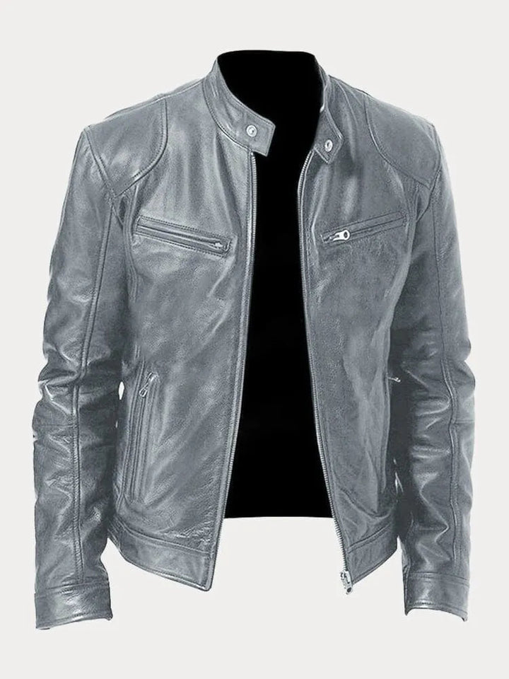 Kennedy | Men's Leather Moto Jacket