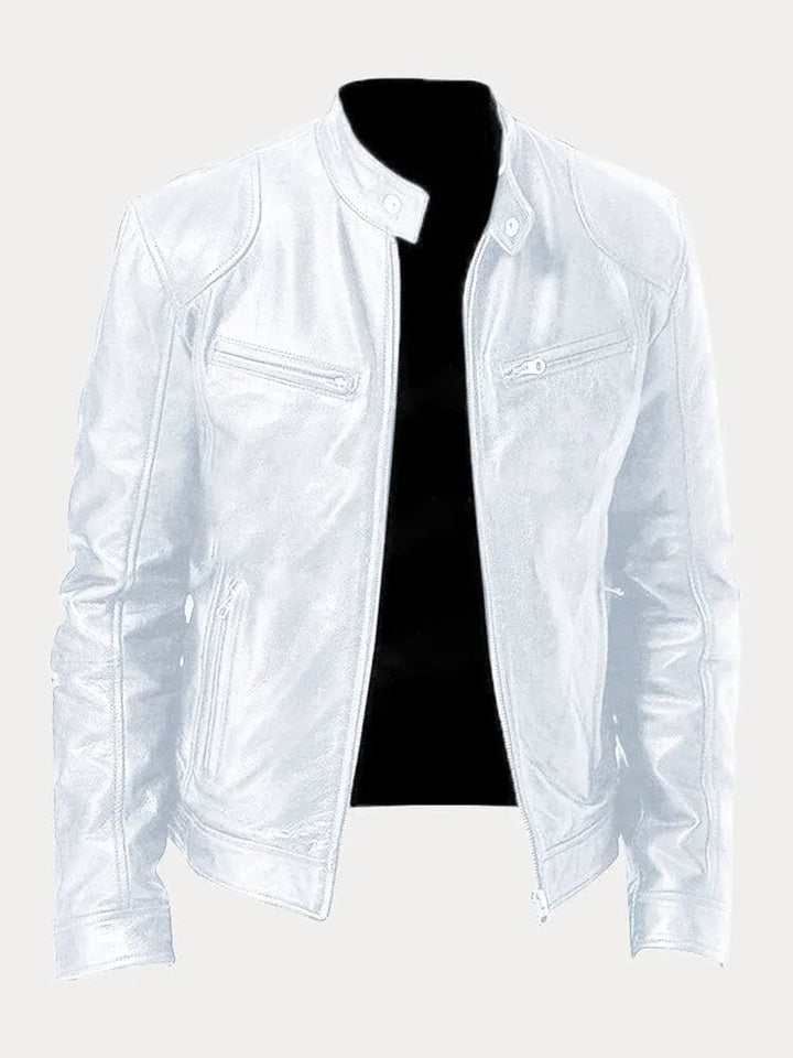 Kennedy | Men's Leather Moto Jacket