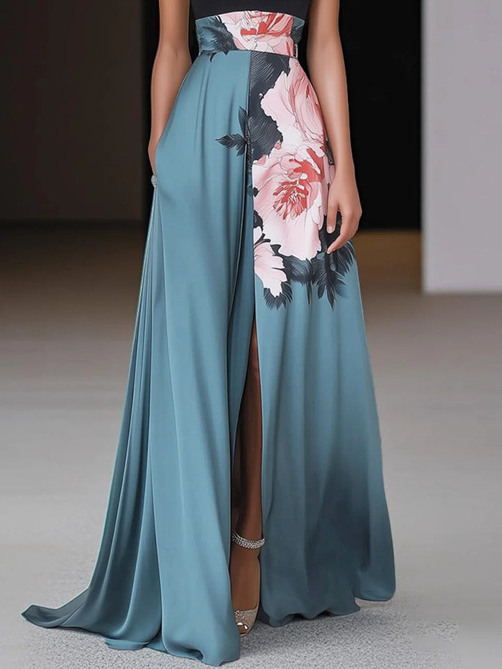 Cordelia | Floral A-Line Maxi Dress