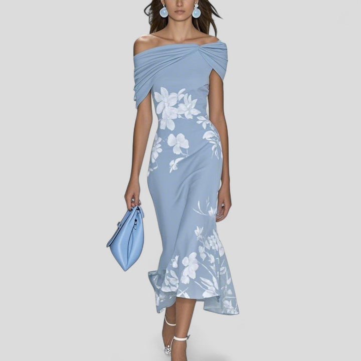 Marcella | Women's Statement Print Midi Dress