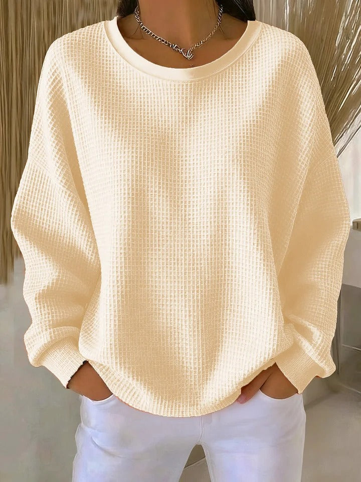 Charlotte | Women's Crewneck Knit Sweater with Relaxed Fit