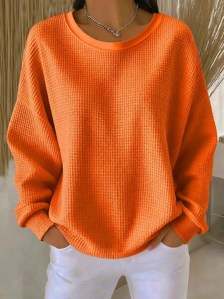 Charlotte | Women's Crewneck Knit Sweater with Relaxed Fit
