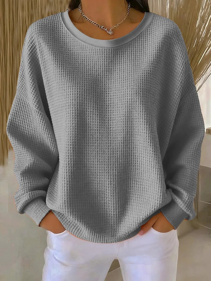 Charlotte | Women's Crewneck Knit Sweater with Relaxed Fit