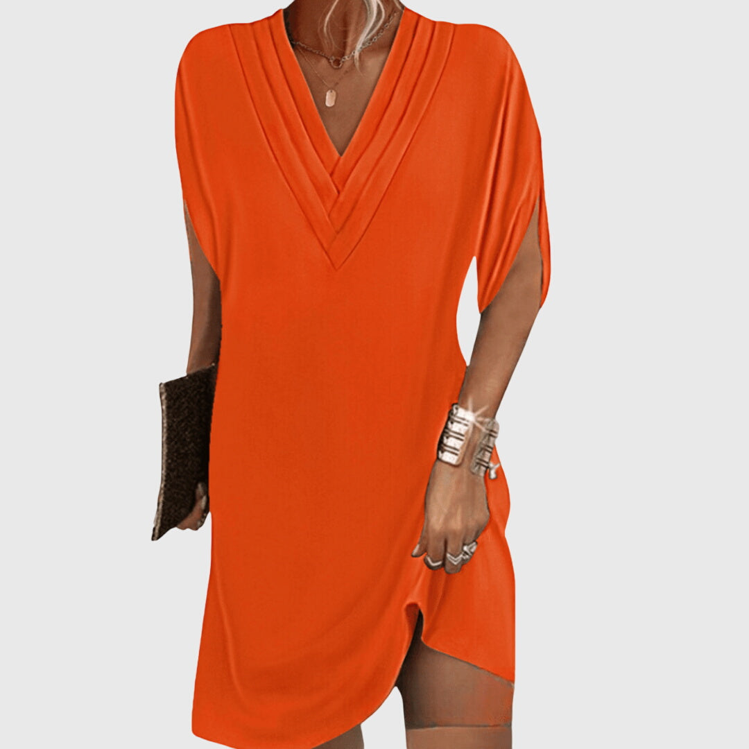 Calliope | Women's V-Neck Tummy-Flattering Dress
