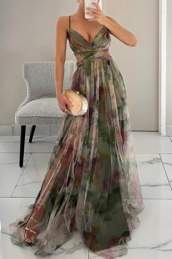 Priscilla | Floral Print Maxi Dress