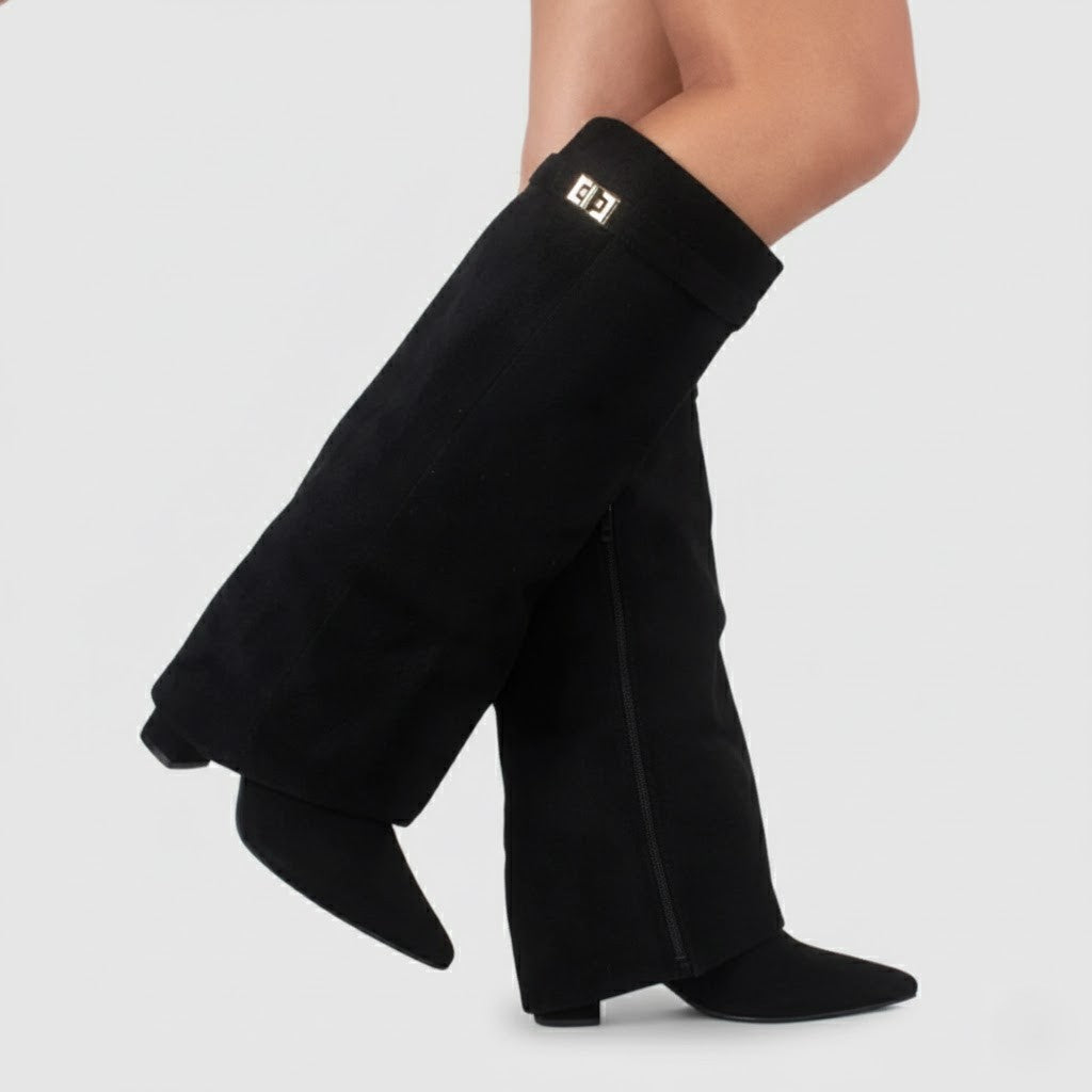 Valentina | Women's Buckle Over The Knee Boots