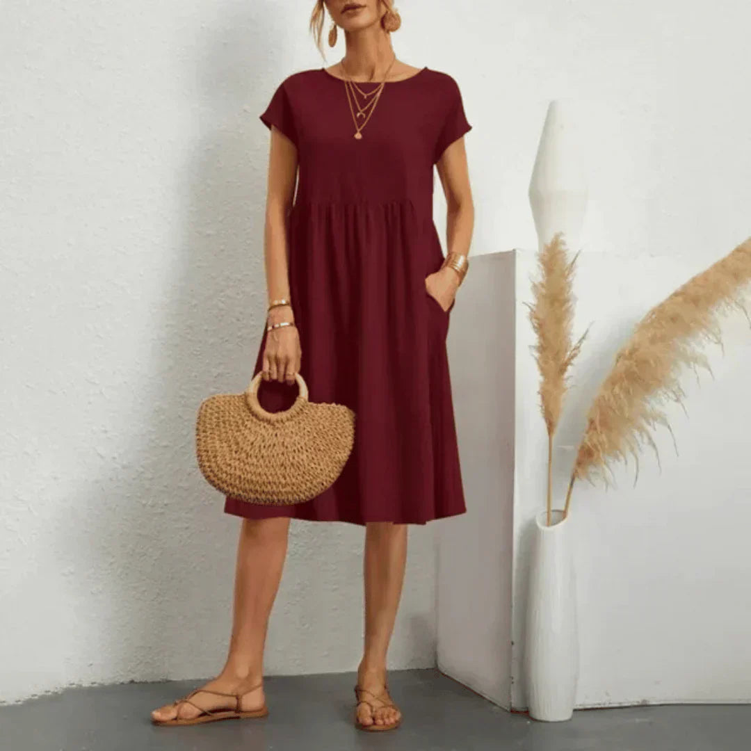 Lillian | Midi Sundress with Flowy Fit