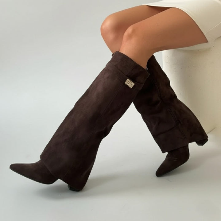Valentina | Women's Buckle Over The Knee Boots