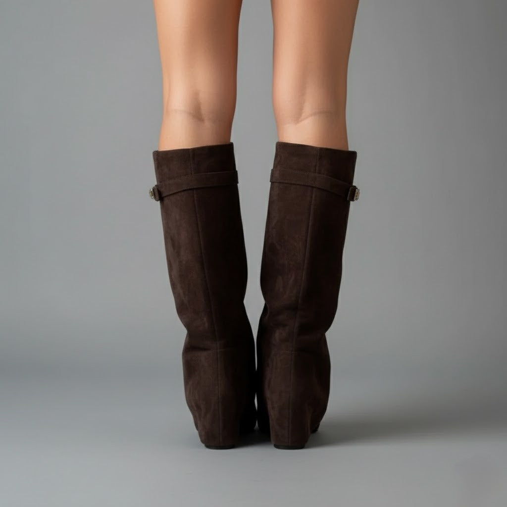 Valentina | Women's Buckle Over The Knee Boots