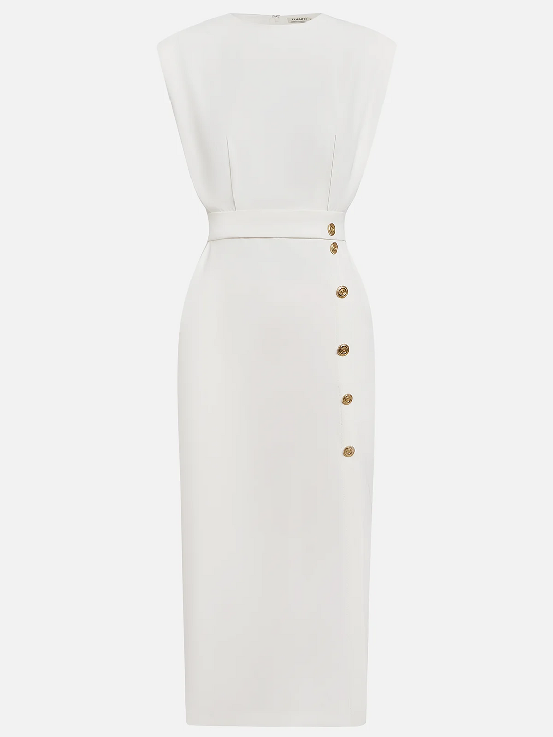 Hazel | Women's Button Detail Midi Dress
