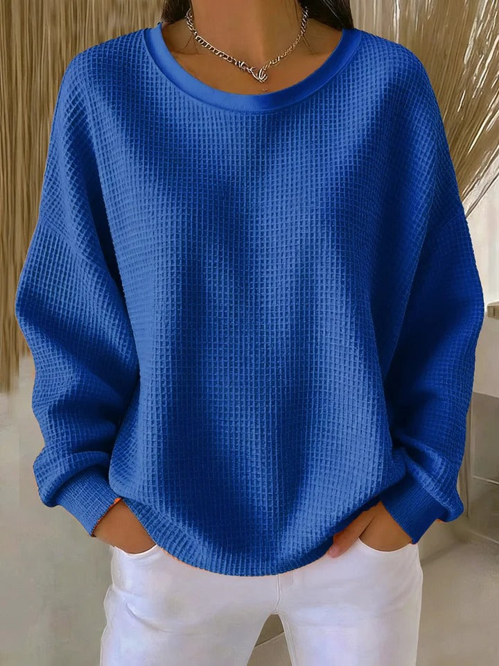 Charlotte | Women's Crewneck Knit Sweater with Relaxed Fit