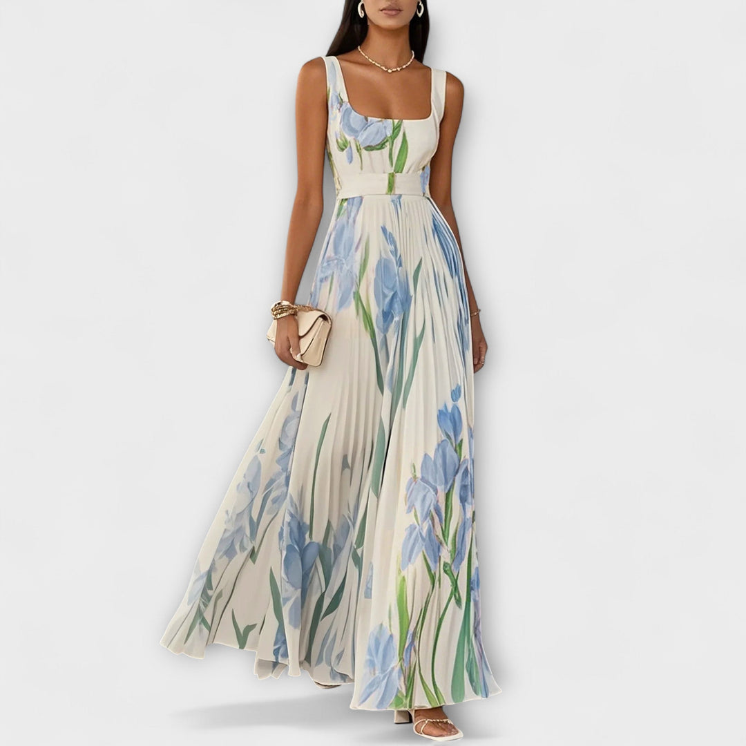 Mirabelle | Floral Square Neck Prom Dress