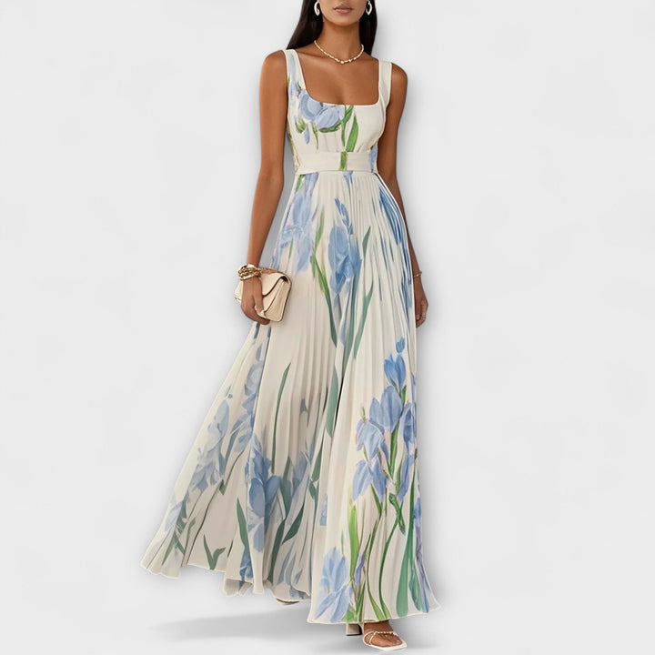 Mirabelle | Floral Square Neck Prom Dress
