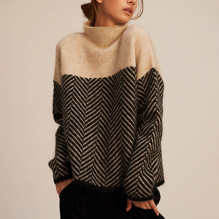 Margot | Women's Turtleneck Knit Sweater