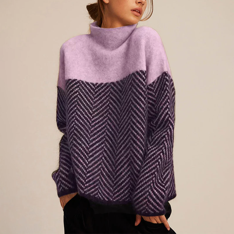 Margot | Women's Turtleneck Knit Sweater