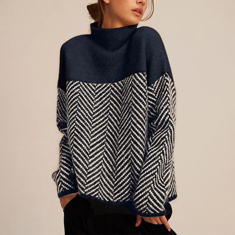 Margot | Women's Turtleneck Knit Sweater