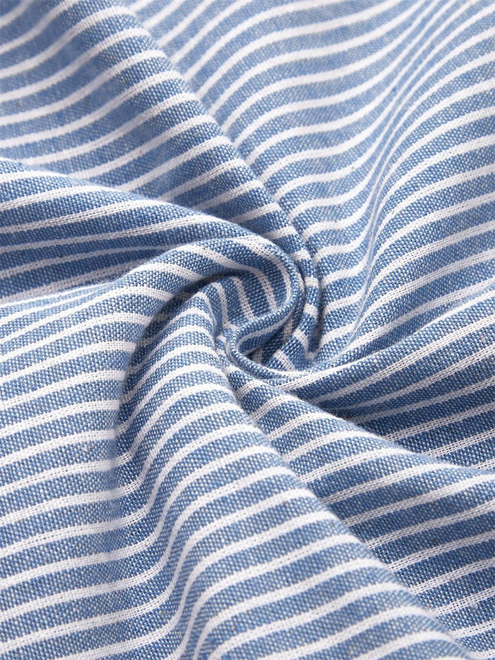Aria | Striped Midi Sundress with Loose Fit