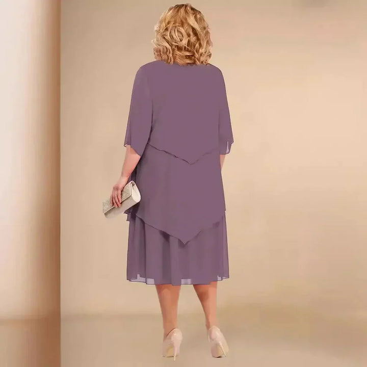 Margarita | Wedding Guest Layered Midi Dress