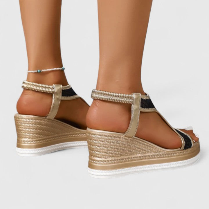 Stella | Women's Wedge Sandals with Arch Support