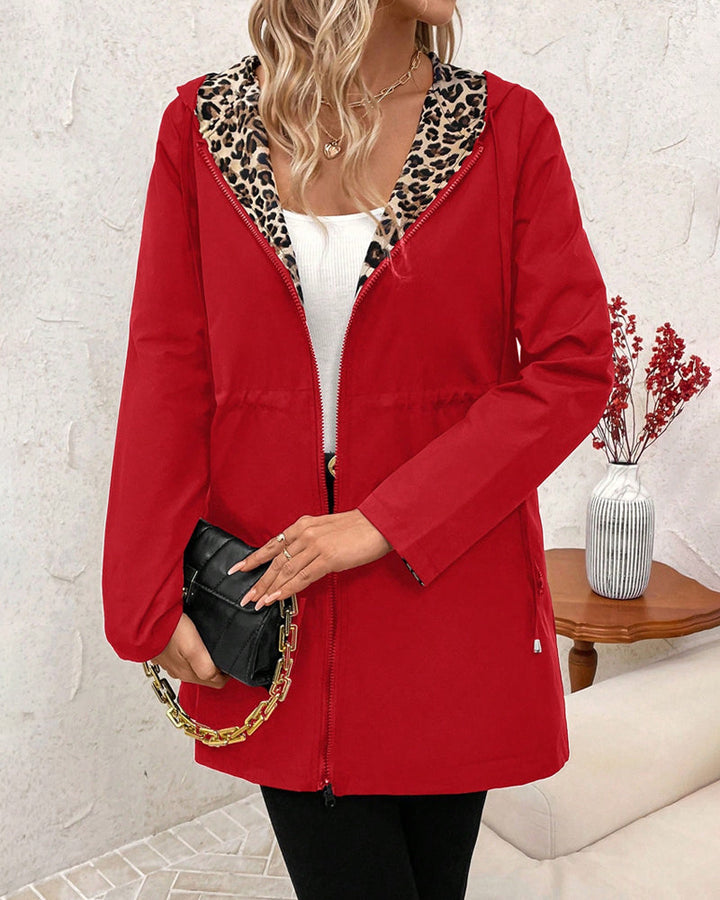 Simone | Women's Reversible Leopard Print Coat