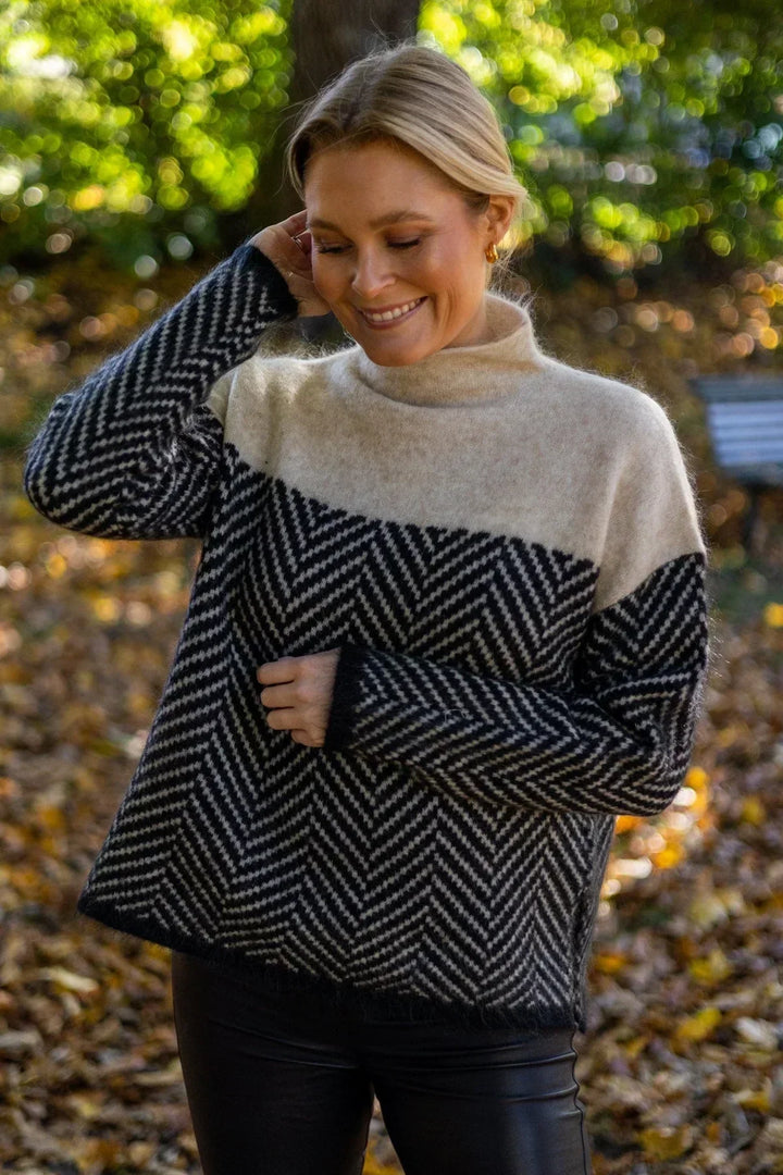Margot | Women's Turtleneck Knit Sweater