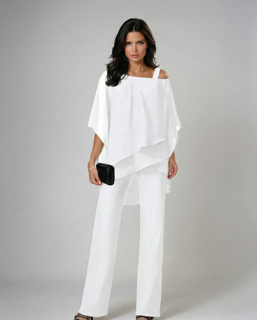 Adelaide | Women's Flowy Top and Wide Leg Pants Set