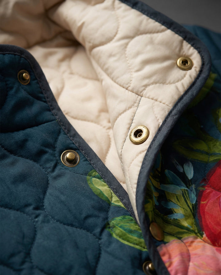 Eleanor | Vintage Floral Quilted Jacket
