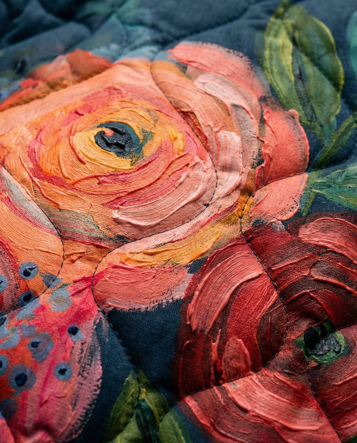 Eleanor | Vintage Floral Quilted Jacket