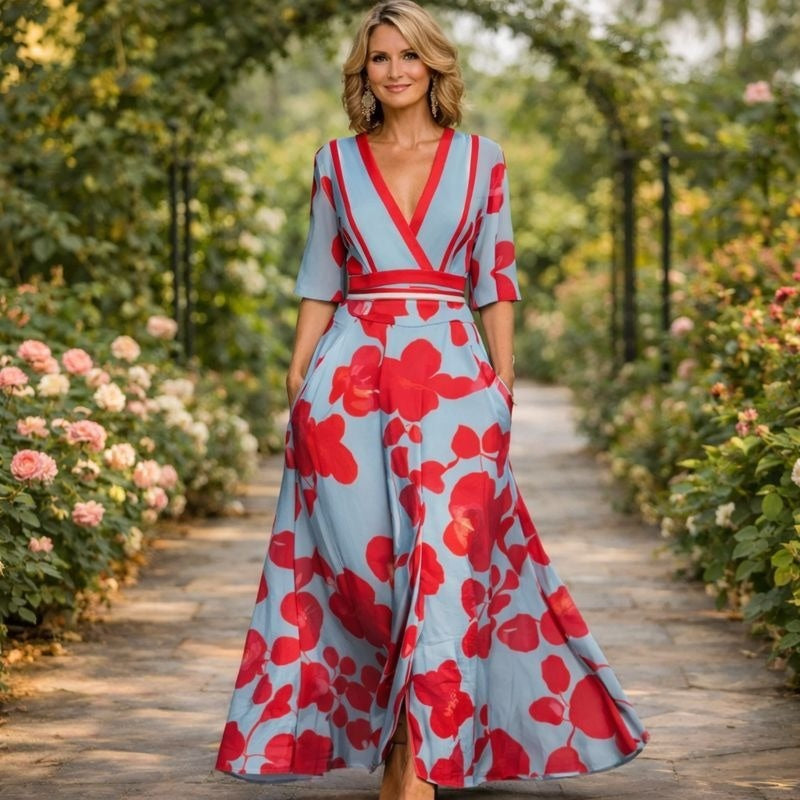 Isla | Viscose Midi Dress