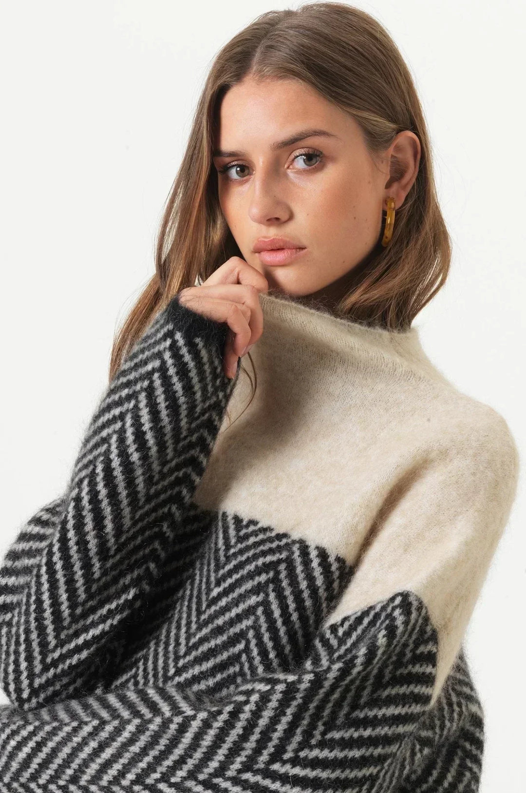Margot | Women's Turtleneck Knit Sweater